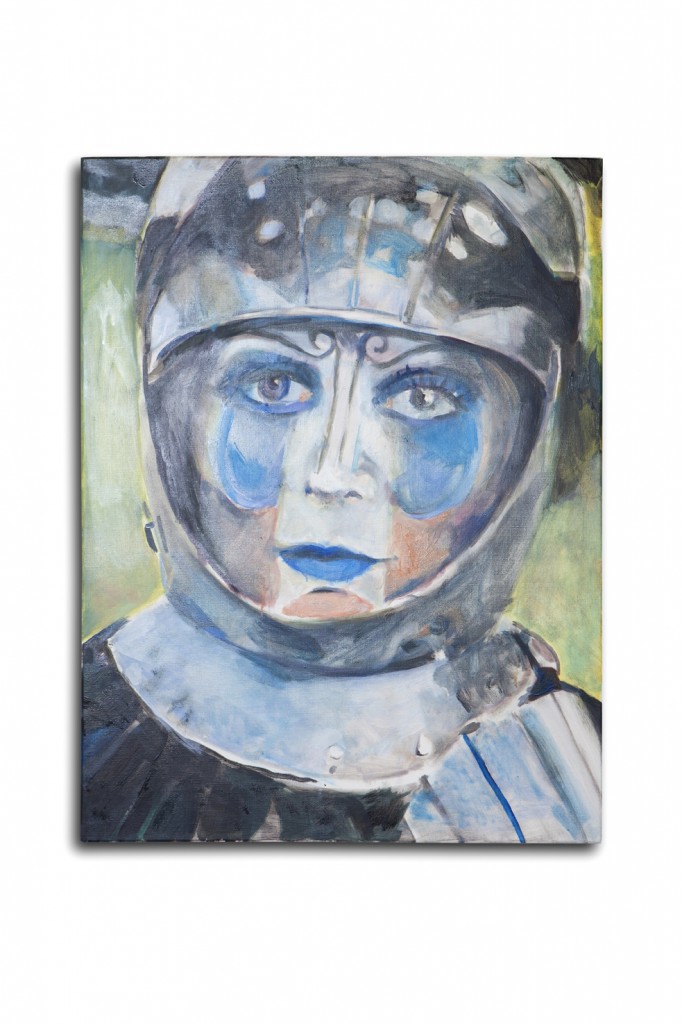 Jean-Luc BLANC, Jeanne, 2015, huile sur toile, 80 x 60 cm, photo Dorine Potel