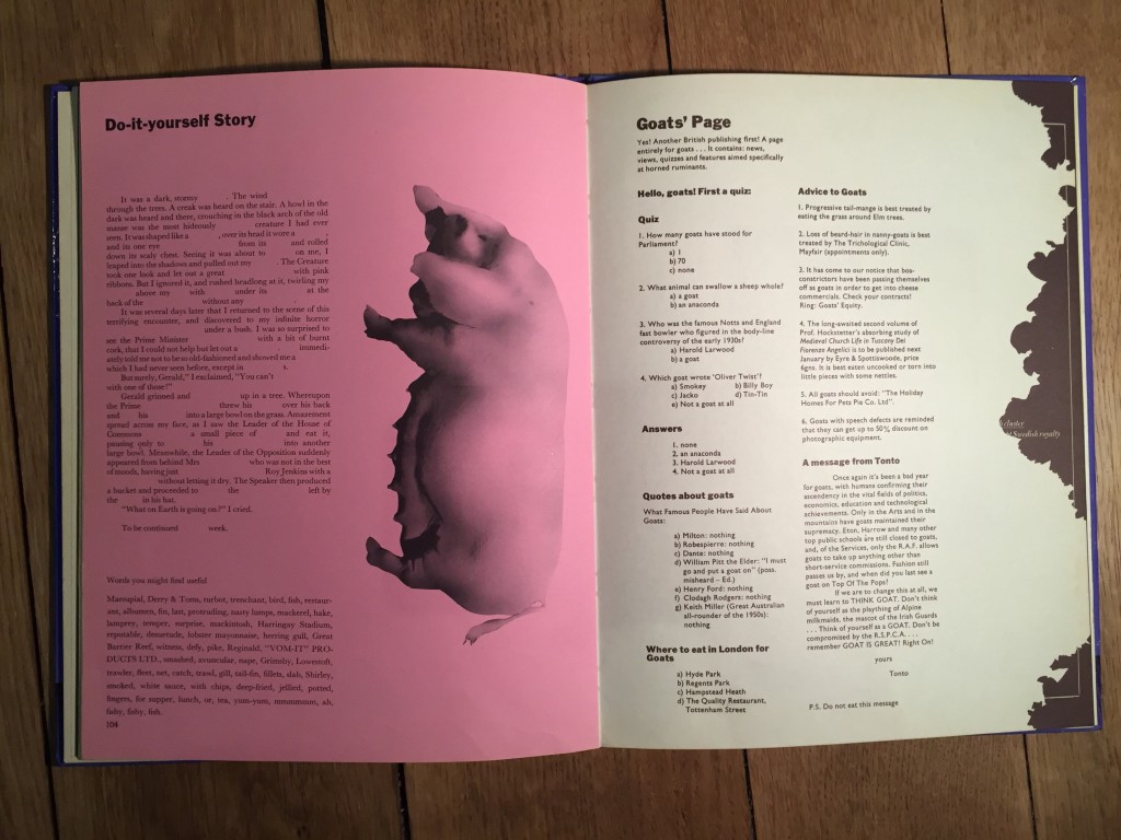 Monty Python's Big Red Book, Methuen young books, 1971