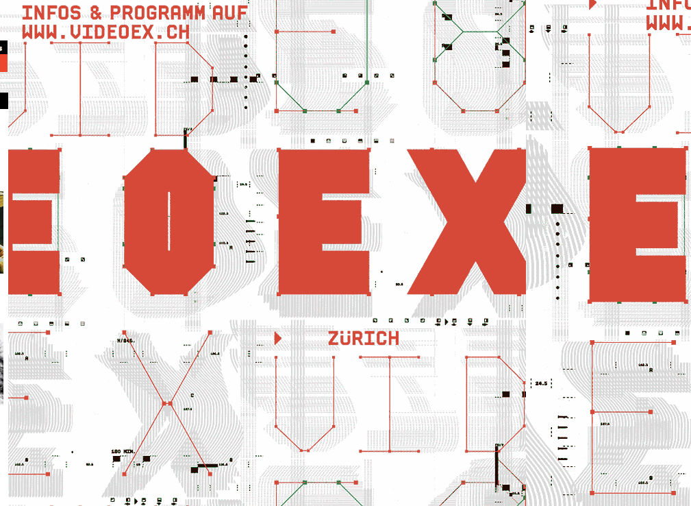 Captures du site internet réalisé par Martin Woodtli pour VideoEx en 2008.