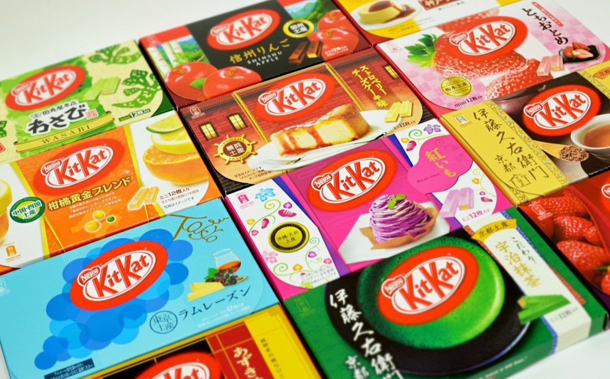 Paquet Kit Kat japonais