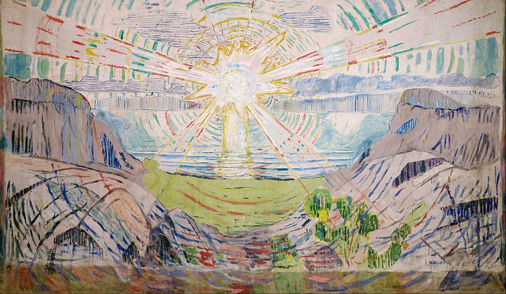Edvard Munch, Le Soleil, 1909 © University of Olso, Olso.