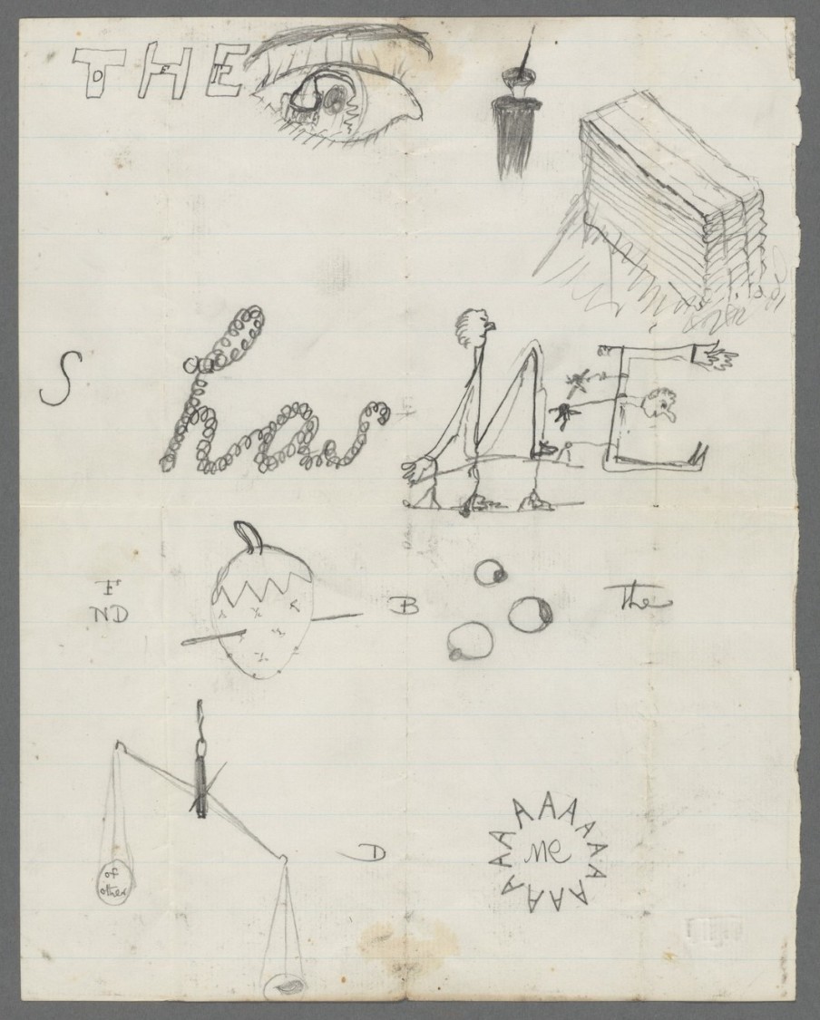 The Charles Sanders Peirce Papers (Ms Am 1632 (52)) © Houghton Library, Harvard University. Publié dans Susan Howe, Spontaneous Particulars – The Telepathy of Archives, New York, New Directions Books, 2014.
