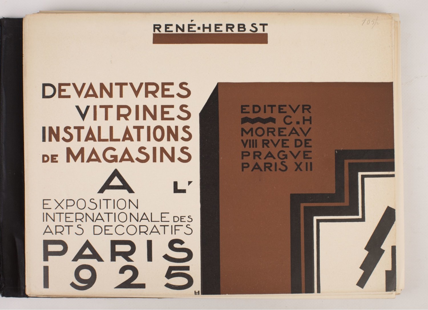 René Herbst, Devantures, vitrines, installations de magasins à l'Exposition internationale des Arts Décoratifs Paris 1925